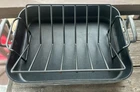 Mauviel 1830 Stainless Steel Roasting Pan W/ Rack 15.5X11.5 Box Used. Price: $225.00.