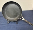 Ninja Foodi Neverstick 12 In. Fry Pan Skillet Induction Safe Black Silver Used. Price: $19.99.