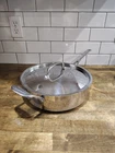 Cuisinart Qt. Stainless Steel Skillet Saute Pan Lid 7334-26H Used. Price: $25.00.