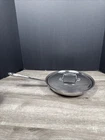 All-clad 10 Inch Stainless Steel Frying Pan With Lid Used. Price: $74.99.