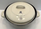 Bk Dutch Oven Enamel Stock Pot 2.5L 2.75QT Cream Induction Germany Used. Price: $41.50.