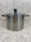 David Burke Heavy Gauge Stainless Steel 8 Qt Stockpot With Lid Bottom Used. Price: $19.99.