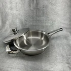 Nutri Stahl Thermic Sauce Pan 10.5 Inch Stainless Steel W/ Lid Used. Price: $101.81.