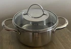Fissler 16 Cm Stainless Steel 18/10 Model 5311 2.1 Liter Stew Pot Induction Lid Used. Price: $59.99.