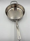 Cuisinart Multiclad Pro 3.5 Qt Stainless Steel Saut Pan With Helper Handle Used. Price: $24.97.