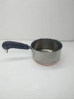Vintage Revere Ware 1801 Qt Copper Clad Sauce Pan Made Riverside, Ca. Used. Price: $13.95.