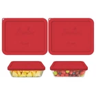 11 Cup Rectangle Silicone Storage Cover Lids For Pyrex 7212-PC Glass Bowls, C... New. Price: $27.91.