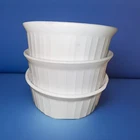 Set Of 3 Corningware French White F-16-B 500 Ml 5.5" Round Casserole Bowls Euc Used. Price: $18.92.