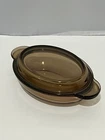 Vtg Corning Vision V-14-B Grab It Amber Oval Casserole Dish-pyrex Lid P-14-C Guc Used. Price: $14.95.