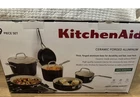 New-kitchenaid Hard Anodized Ceramic Nonstick Cookware Pots & Pans Set, 10 Piece. Price: $199.99.