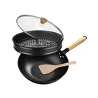 Non-stick Wok With Steamer BASKET,12 Inches Stir Fry Pans Lid,... Fast Ship New. Price: $61.53.