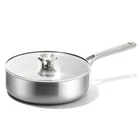 Oxo Mira 3.25QT Tri-ply Stainless Steel Saut Pan With Lid, Induction & Dishwash New. Price: $82.97.