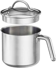 1.5 Quart Stainless Steel Saucepan With Pour Spout, Lid, Mini Milk New. Price: $41.00.