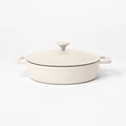 3.5QT Enamel Braiser Cream - Figmint New. Price: $35.99.
