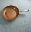 Gotham Steel Pro Fry Skilletsauce Pan Nonstick Ceramic Copper Coating 12" Gray Used. Price: $15.55.