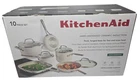 Kitchenaid 10-PIECE Hard-anodized Ceramic Induction Cookware Set Porcelain White New. Price: $229.92.