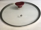 T-fal 10" Replacement Lid Clear Tempered Glass Knob Vented Cookware Cover Used. Price: $9.98.