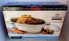 Oneida Immaculate 18/10 Stainless Steel 12 Qt Covered Oven Roaster Pan & Trivet New. Price: $61.95.