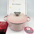 Le Creuset Baby Cocotte Rond 14CM Bear Knob Shell Pink Cast Iron Pot Japan New. Price: $284.77.