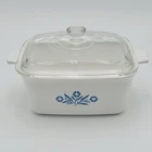Vtg Corningware Blue Cornflower P-1.5-B Qt Rectangular Baking Dish No Stamp Used. Price: $22.88.