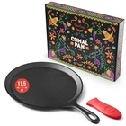 Uno Casa Cast Iron Comal Pan 11.5 - Skillet For Roti, Inch, Black. Price: $72.99.