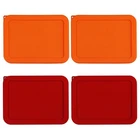Sophico 6 Cup Rectangle Silicone Storage Cover Lids Replacement For Pyrex 721... New. Price: $38.61.