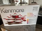 Kenmore 126358.12 Arlington Piece Aluminum Ceramic Coated Nonstick Cookware New. Price: $77.00.