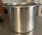 Vintage Vollrath Nsf Stainless Steel Stock Pot With Lid, Sheboygan Wis Usa Used. Price: $40.00.