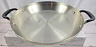 Kitchenaid Wok, 12 In., 3 Ply (?) Clad Stainless Steel, Coated Handles, Safe Used. Price: $65.00.