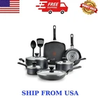 T-fal Easy Care 12-PIECE Non-stick Cookware Set, Pots And Pans, Grey New. Price: $99.00.
