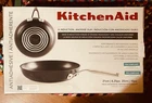 Kitchenaid Set Of 2 Nonstick Fry Pan Matte Black Hard-anodized Induction New!. Price: $99.00.
