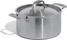 Cookware - 6 Quart Stainless Steel Stock Pot With Lid 5 Ply Clad New. Price: $185.06.