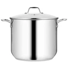 Nutrichef 19 Quart Stainless Steel Soup Stock Pot With Handles & Lid (open Box) New. Price: $56.24.