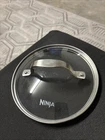 Ninja Foodi Neverstick Glass Pot Lid Only Stainless Steel Rim Inner 6 Inches Used. Price: $15.00.