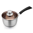 Teamfar Quart Saucepan, Stainless Steel With Lid, 1QT, Silver New. Price: $24.64.