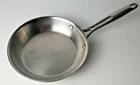 Pampered Chef 8 INCH/20 Cm Stainless Steel Skillet Frying Pan 23H Saut Omelet Used. Price: $35.99.