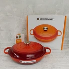 Le Creuset Signature Cast Iron 3.5 Quart Brasier, Cerise *new*. Price: $359.95.