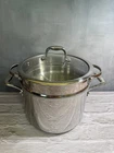 J.a. Henckels Zwilling Electro-induction 18/10 Ss Stock Pot, Strainer & Lid Read Used. Price: $47.00.