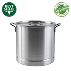 Imusa 32 Qt Aluminum Steamer, Stockpot With Lid, Removable Rack, Tamale Cooker New. Price: $29.59.