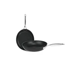 Cristel Castel Pro Ultralu Set Of 2 Non-stick 8 Inch And 9.5 Frying Pans New. Price: $233.69.