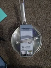 Calphalon Classic 87015 - 1.5 Qt Stainless Steel Sauce Pan W/glass Lid Strainer New. Price: $49.97.