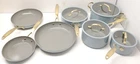 Nice In Box Greenpan Jewel Pro 11 Piece Ceramic Nonstick Cookware Set Used. Price: $114.99.