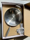 Miu Ultimate Everyday Wok Stainless Steel 13 Flat-bottomed With Lid & Spatula New. Price: $43.00.