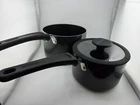 Pot Pan 3-QUART & 2 Qt (3 Does Not Have Lid) New Porcelain Enamel Tramontina. Price: $70.00.
