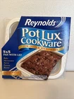 New Discontinued Reynolds Pot Lux Cookware For Oven Microwave 8 Pan With Lid. Price: $17.99.