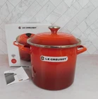 Creuset Enameled Steel 8 Quart Stock Pot, Cerise * New. Price: $114.95.