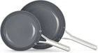Calphalon Ceramic Nonstick 8" And 10" Frying Pan Set, Silver Ash New. Price: $116.36.