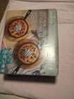 Crofton Cast Iron Dessert Skillet Set For 2 With Pour Spouts & Wood Trivets Nib! New. Price: $20.00.