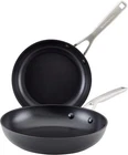 Kitchenaid Hard-anodized Induction Nonstick Frying Pan Set, 2-PIECE, Matte Black New. Price: $125.99.