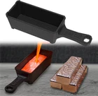 100 Oz Troy Ounce Cast Iron Loaf Bar Ingot Mold Crucible With Handle For Melting New. Price: $28.44.